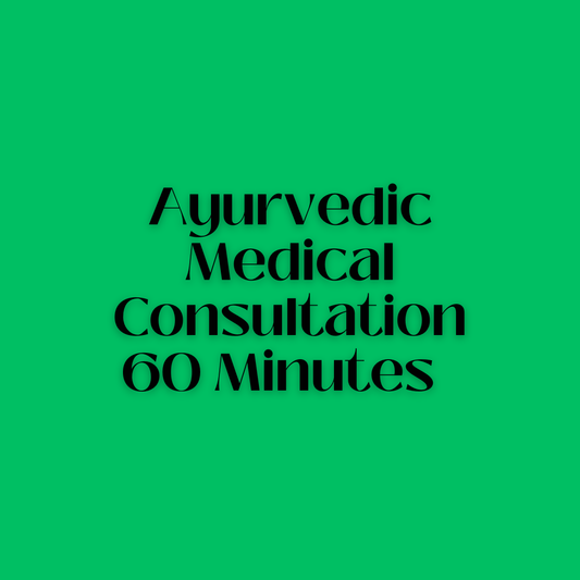 Ayurvedic Medical Consultation Call 60 Minutes